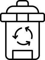 Recyclable Waste Bin vector