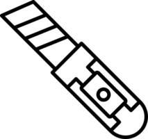 Folding Utility Knife vector