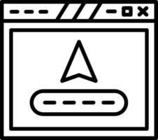 Clear Website Navigation Flow vector