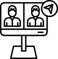 Real Time Screen Sharing vector