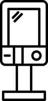 Ticket and Info Kiosk vector