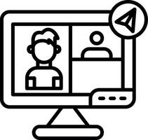 Screen Sharing Tool vector