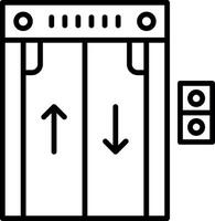 Multi Level Passenger Elevator vector