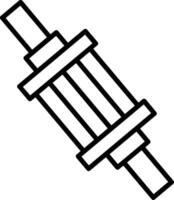 In Line Fuel Filter vector