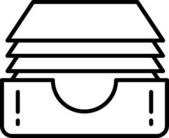 Stackable Document Tray vector