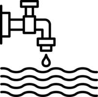 Pumping Station Water System vector