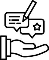 Sent Feedback Request Form vector