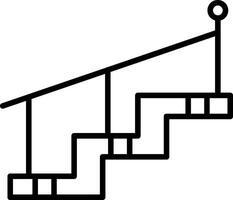 Platform Safety Handrails vector