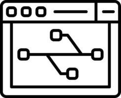 Version Control Branch Icon vector