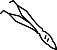 Precision Tip Tweezers vector