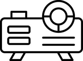 Digital Projector Device vector