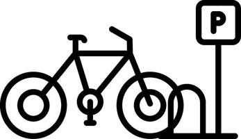 Bicycle Storage Rack vector