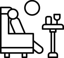 Comfortable Business Class Seating vector