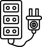 Long Extension Cord Reel vector