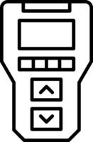 Handheld OBD II Scanner vector