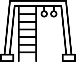 Metal Jungle Gym vector