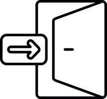Aircraft Emergency Exit Door vector