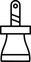 Flat Blade Scraper vector