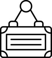 Desk Nameplate Holder vector