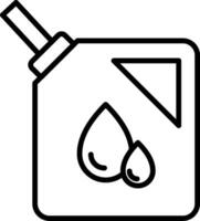 Manual Oil Dispensing Can vector