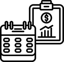 Long Term Financial Planning Tools vector