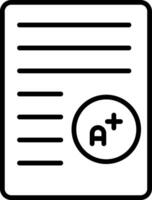 Student Report Card vector