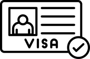 Travel Visa Verification vector