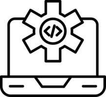 Dev Environment Workspace vector