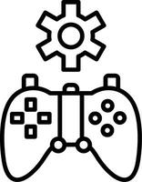 Main Game Menu Interface vector