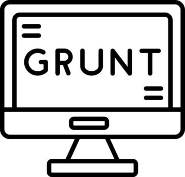 gruñido js tarea corredor vector