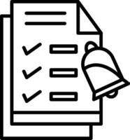 Due Task App Notification vector