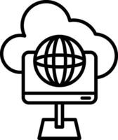 Remote Desktop Access Service vector