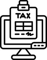 Freelance Self Employed Tax Filing vector