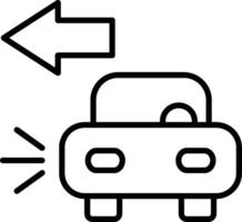 Blinking Turn Signal Light vector