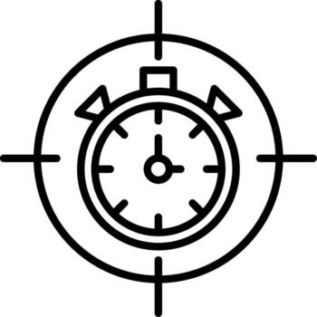 Work Focus Timer App vector