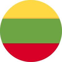 Flag of Lithuania vector
