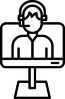 Voice Enabled Virtual Assistant vector