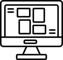 Flexbox Container Structure vector