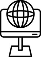 Internal Company Intranet Portal vector