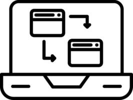 Cross Browser Testing Symbol vector