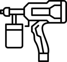 HVLP Paint Spray Gun vector