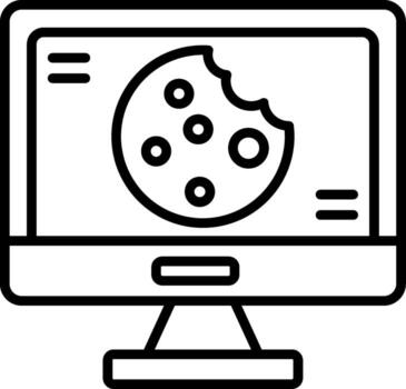 Browser Cookie Icon vector