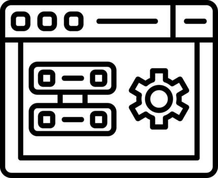 Server Side Rendering Process vector