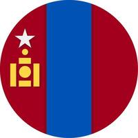 Flag of Mongolia vector