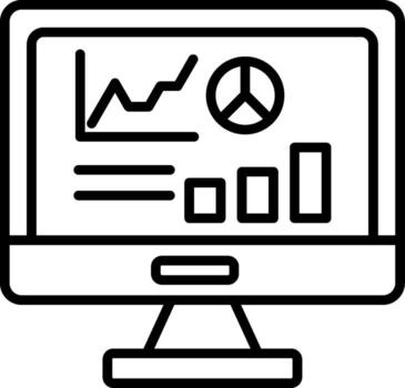 Web Analytics Dashboard vector