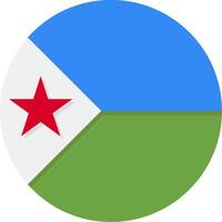 Flag of Djibouti vector