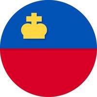 Flag of Liechtenstein vector