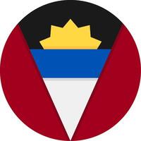 Flag of Antigua and Barbuda vector