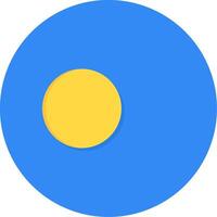 Flag of Palau vector