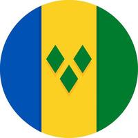 Flag of Saint Vincent and the Grenadines vector